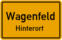 Hinterortstraße in WagenfeldHinterort