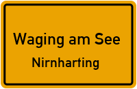 Dorfstraße in Waging am SeeNirnharting