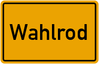 City Sign Wahlrod