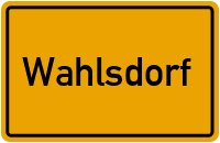 Wahlsdorf in Brandenburg