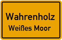 Straßenverzeichnis Wahrenholz Weißes Moor