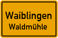 Wasserstubenweg in WaiblingenWaldmühle