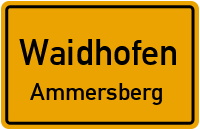 Straßen in Waidhofen Ammersberg