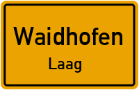 Straßen in Waidhofen Laag