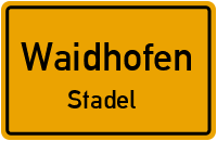 Straßen in Waidhofen Stadel