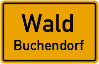 Straßen in Wald Buchendorf