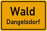 Straßen in Wald Dangelsdorf