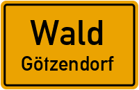 Straßen in Wald Götzendorf