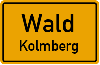 Straßen in Wald Kolmberg