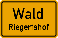 Straßen in Wald Riegertshof