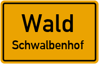 Straßen in Wald Schwalbenhof