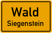 Straßen in Wald Siegenstein