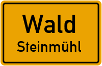 Straßen in Wald Steinmühl