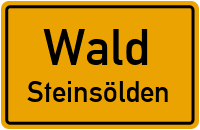 Straßen in Wald Steinsölden