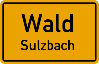 Straßen in Wald Sulzbach