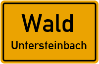 Straßen in Wald Untersteinbach