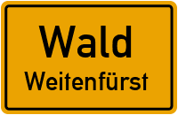 Straßen in Wald Weitenfürst