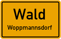 Dangelsdorfer Straße in WaldWoppmannsdorf