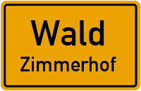 Straßen in Wald Zimmerhof
