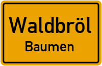 Händelstraße in WaldbrölBaumen