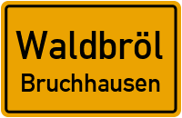 Berghausener Straße in WaldbrölBruchhausen
