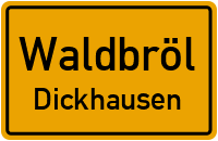 Alte Hofstraße in WaldbrölDickhausen