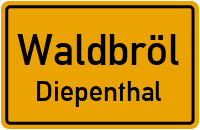Straßen in Waldbröl Diepenthal