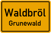Straßen in Waldbröl Grunewald