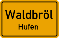 Straßen in Waldbröl Hufen