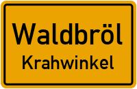 Krahwinkeler Straße in WaldbrölKrahwinkel