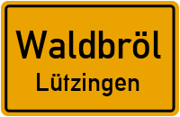 Straßenverzeichnis Waldbröl Lützingen
