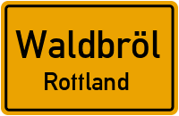 Straßen in Waldbröl Rottland