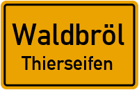Straßenverzeichnis Waldbröl Thierseifen