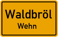 Straßen in Waldbröl Wehn
