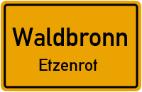 Jahnstraße in WaldbronnEtzenrot
