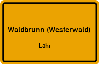 Straßen in Waldbrunn (Westerwald) Lahr