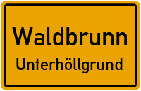 Höllengrundstraße in WaldbrunnUnterhöllgrund
