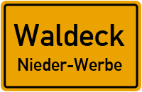Alte Dorfstraße in WaldeckNieder-Werbe