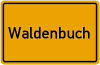 Wo liegt Waldenbuch?