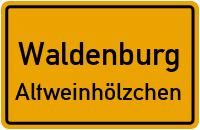August-Bebel-Straße in WaldenburgAltweinhölzchen