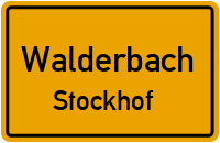 Gewerbestraße in WalderbachStockhof
