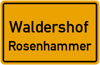 Kösseinestraße in WaldershofRosenhammer