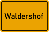 City Sign Waldershof