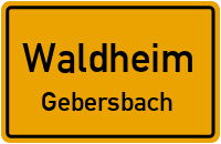 Straßenverzeichnis Waldheim Gebersbach