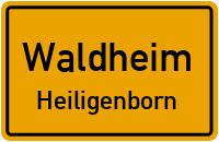 Straßen in Waldheim Heiligenborn