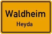 Talstraße in WaldheimHeyda