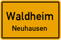 Straßen in Waldheim Neuhausen