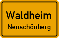 Straßen in Waldheim Neuschönberg