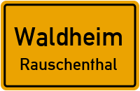 Straßen in Waldheim Rauschenthal