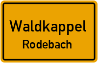 Straßenverzeichnis Waldkappel Rodebach